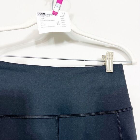 Under Armour Leggings Women Small 7/8 HeatGear Yoga Style Pants Compression New - Picture 2 of 5